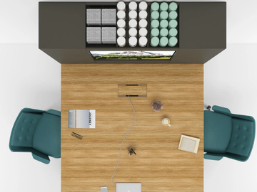 ISOLA ERGONOMIC - Multimedia meeting table by ESTEL GROUP - view 3